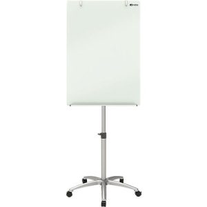 Glas-Flipchart Nobo Diamond, fahrbar, magnetisch, Arbeitsfläche aus Sicherheitsglas, 700 x 1000 mm Glas-Flipchart Nobo Diamond, fahrbar, magnetisch, Arbeitsfläche aus Sicherheitsglas, 700 x 1000 mm