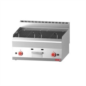 Gastro M Gas Lavasteingrill, 700x650x280mm, 11kW