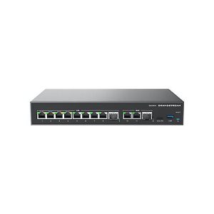 Grandstream GCC6000 Series GCC6011 – Switch – L3 – unmanaged – 10 x 10/100/1000 (PoE) + 2 x 100/1000/2.5G SFP – Desktop, an Rack montierbar Grandstream GCC6000 Series GCC6011 – Switch – L3 – unmanaged – 10 x 10/100/1000 (PoE) + 2 x 100/1000/2.5G SFP – Desktop, an Rack montierbar