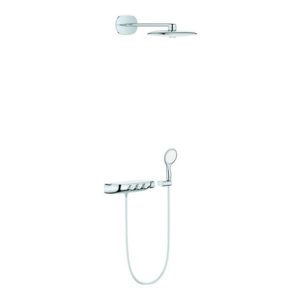 Grohe Duschsystem SYSTEM SMARTCONTROL 360 DUO RAINSHOWER mit Thermostatbatterie moon white Grohe Duschsystem SYSTEM SMARTCONTROL 360 DUO RAINSHOWER mit Thermostatbatterie moon white