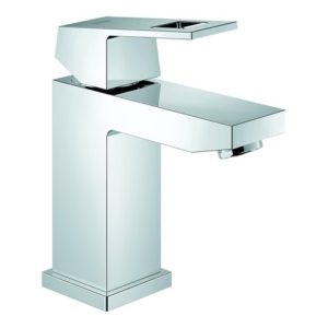 Grohe Einhand-Waschtischbatterie EUROCUBE DN 15, glatter Körper mit EcoJoy 5,7 l/min SpeedClean Mousseur chrom Grohe Einhand-Waschtischbatterie EUROCUBE DN 15, glatter Körper mit EcoJoy 5,7 l/min SpeedClean Mousseur chrom