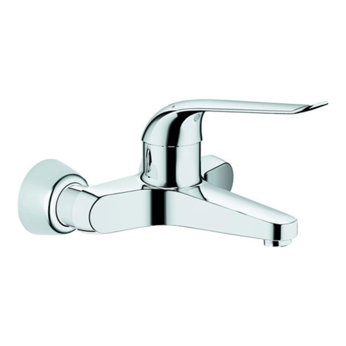 Grohe Einhand-Waschtischbatterie EUROECO SPEZIAL DN 15 Ausladung 205 mm, S-Anschlüsse chrom