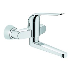 Grohe Einhand-Waschtischbatterie EUROECO SPEZIAL DN 15 Ausladung 257 mm, S-Anschlüsse chrom Grohe Einhand-Waschtischbatterie EUROECO SPEZIAL DN 15 Ausladung 257 mm, S-Anschlüsse chrom
