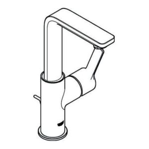 Grohe Einhand-Waschtischbatterie LINEARE DN 15, mit Ablaufgarnitur 1 1/4″, L-Size chrom Grohe Einhand-Waschtischbatterie LINEARE DN 15, mit Ablaufgarnitur 1 1/4″, L-Size chrom