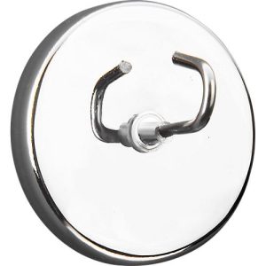 Großer Hakenmagnet, verchromt Großer Hakenmagnet, verchromt