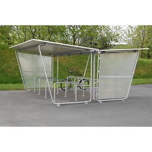 Grundeinheit Überdachung Siegen, doppelseitig, B 4300 mm Grundeinheit Überdachung Siegen, doppelseitig, B 4300 mm