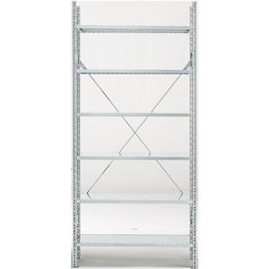 Grundregal R 3000, 6 Böden, B 1345 mm x T 400 mm, Böden verzinkt