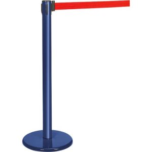 Gurtpfosten blau, Gurt rot Gurtpfosten blau, Gurt rot