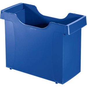 Hängemappenbox Leitz Uni-Box Plus 1908, DIN A4, für ca. 20 Hängemappen, Griffmulden, blau Hängemappenbox Leitz Uni-Box Plus 1908, DIN A4, für ca. 20 Hängemappen, Griffmulden, blau