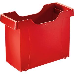 Hängemappenbox Leitz Uni-Box Plus 1908, DIN A4, für ca. 20 Hängemappen, Griffmulden, rot Hängemappenbox Leitz Uni-Box Plus 1908, DIN A4, für ca. 20 Hängemappen, Griffmulden, rot