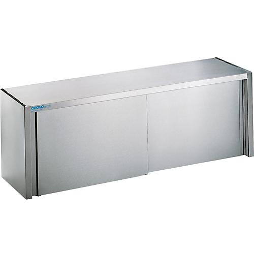 Hängeschrank, Edelstahl, m. Schiebetüren, B 1600 mm