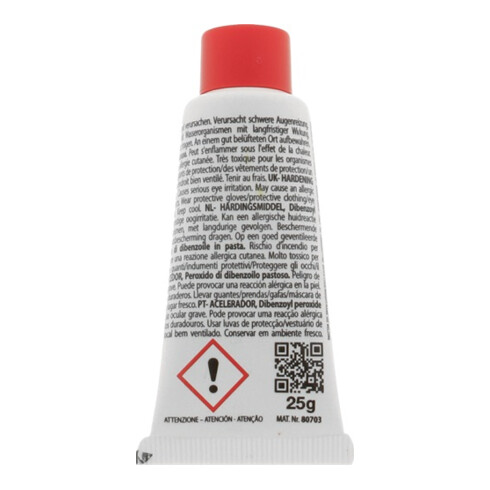 Härter f.prestolith® 2K-Spachtelmassen rot 25g Tube PRESTO