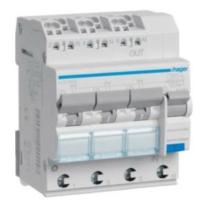 Hager FI/LS-Schalter 3x 1P+N, 6 kA ADZ366D Hager FI/LS-Schalter 3x 1P+N, 6 kA ADZ366D
