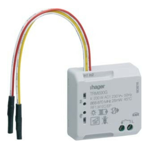 Hager Funk UP Schaltaktor 1-f.Binär 2-f.230V4A TRM690G