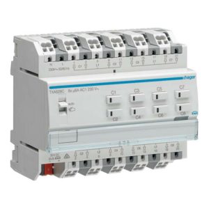 Hager Jalousieausgang KNX easy,8fach, 230V TXA628C Hager Jalousieausgang KNX easy,8fach, 230V TXA628C
