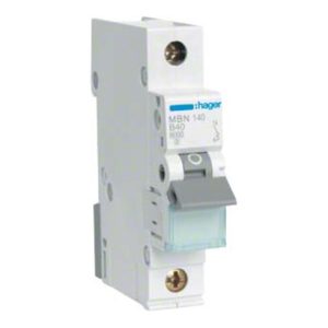 Hager Leitungsschutzschalter 1pol. B-40A, 6kA MBN140 Hager Leitungsschutzschalter 1pol. B-40A, 6kA MBN140