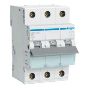 Hager Leitungsschutzschalter 3pol. B-25A, 6kA MBN325 Hager Leitungsschutzschalter 3pol. B-25A, 6kA MBN325