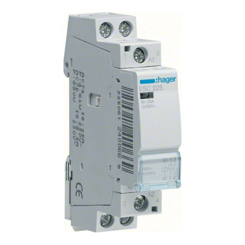Hager Schütz 25A 2S 24V ESD225
