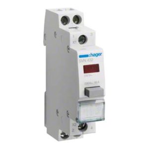 Hager Taster 2S rot,230VAC SVN432 Hager Taster 2S rot,230VAC SVN432