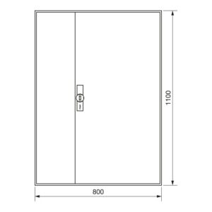 Hager Zählerschrank,universZ 1100x800x205,IP44 ZB33S Hager Zählerschrank,universZ 1100x800x205,IP44 ZB33S