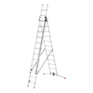 Hailo S100 ProfiLOT, Aluminium Kombileiter 3-teilig, 3×12 Sprossen Hailo S100 ProfiLOT, Aluminium Kombileiter 3-teilig, 3×12 Sprossen