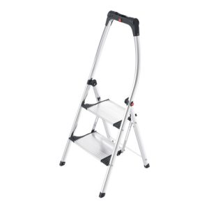 Hailo Aluminium-Klapptritt 2 Stufen 150 kg Hailo Aluminium-Klapptritt 2 Stufen 150 kg