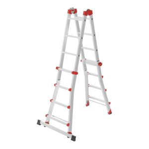 Hailo M80, Aluminium-Multifunktionsleiter, 4×4 Sprossen Hailo M80, Aluminium-Multifunktionsleiter, 4×4 Sprossen