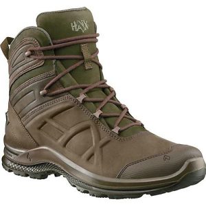 HAIX Trekkingstiefel BE Nature GTX Mid, Gr. 7 (41), braun/grün Nubukleder, GORE-TEX, rutschfest