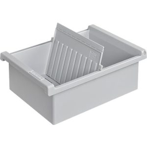 HAN Karteitrog, Kunststoff, A6 quer, grau HAN Karteitrog, Kunststoff, A6 quer, grau