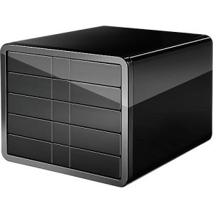 HAN Schubladenbox i-Line, 5 Schübe, Kunststoff, schwarz HAN Schubladenbox i-Line, 5 Schübe, Kunststoff, schwarz