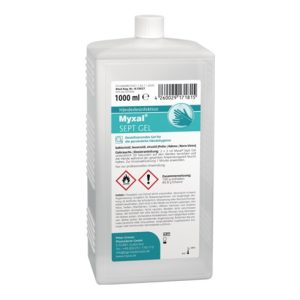 Handdesinfektionsgel MYXAL® SEPT GEL 1l parfüm-/farbstofffrei 1000ml Hartflasche