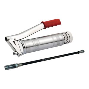 Handhebelfettpresse Lube-Shuttle mit Schlauch 300mm 4 Backenmundstück Mato Handhebelfettpresse Lube-Shuttle mit Schlauch 300mm 4 Backenmundstück Mato