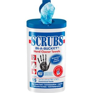 Handreinigungstücher SCRUBS® IN-A-BUCKET®, 15 Stück