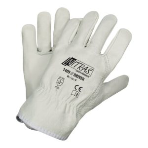 Handschuhe Driver Gr.11 grau Rindvollleder EN 388 PSA II NITRAS Handschuhe Driver Gr.11 grau Rindvollleder EN 388 PSA II NITRAS