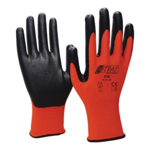 Handschuhe Nitril Foam Gr.11 rot/schwarz Nyl.m.Nitrilschaum EN 388 PSA II NITRAS Handschuhe Nitril Foam Gr.11 rot/schwarz Nyl.m.Nitrilschaum EN 388 PSA II NITRAS