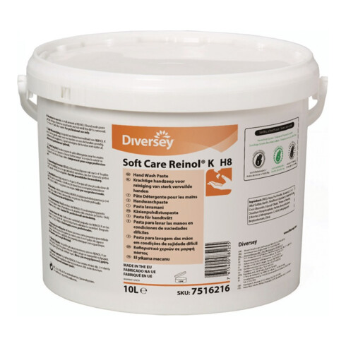 Handwaschpaste Soft Care REINOL K 10l frei v.hautaggressiven Bestandteilen