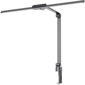 Hansa LED Bildschirmleuchte Flow, verstellbar, dimmbar, 18 W, 2700 K – 6000 K, anthrazit