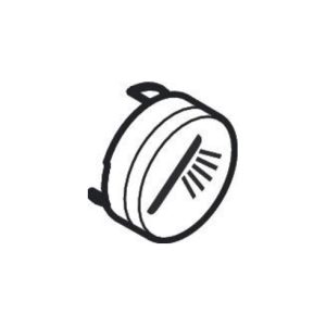 hansgrohe Druckknopf Symbol Handbrause edelmatt