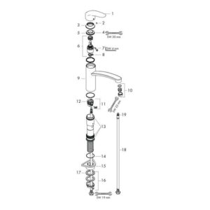 hansgrohe Einhebel-Spültischmischer 160 FOCUS DN 15 Edelstahl-Optik hansgrohe Einhebel-Spültischmischer 160 FOCUS DN 15 Edelstahl-Optik