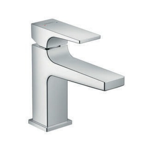 hansgrohe Einhebel-Waschtischmischer 100 METROPOL mit Push-Open Ablaufgarnitur chrom
