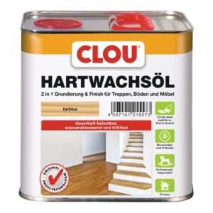 Hartwachs-Öl flüssig farblos 2,5l Dose CLOU Hartwachs-Öl flüssig farblos 2,5l Dose CLOU