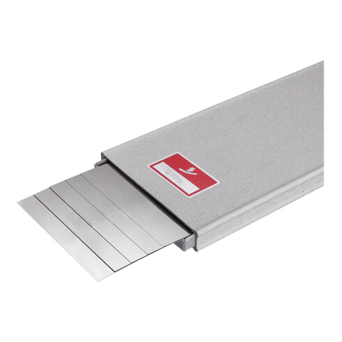 Hasberg Unterlagsfolien-Set 5-teilig 100x500 mm, rostfrei, Dicke: 1 mm
