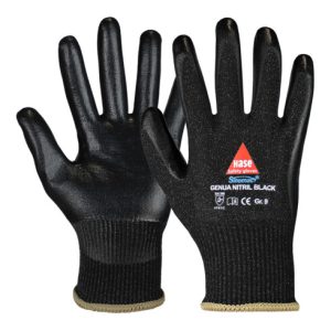 Hase Genua Nitril Black Schnittschutzaus Sinomac® Hybridgarn Größe 8