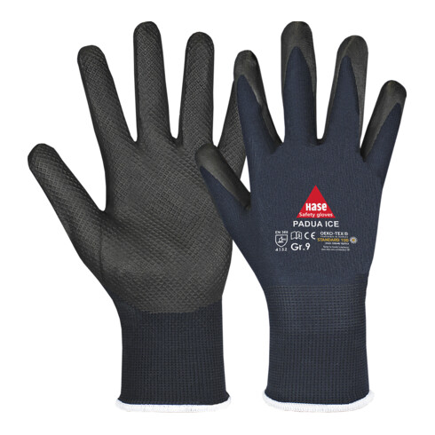 Hase PADUA ICE, Montagehandschuh aus Nylon/Nitrilschaum, Größe 6