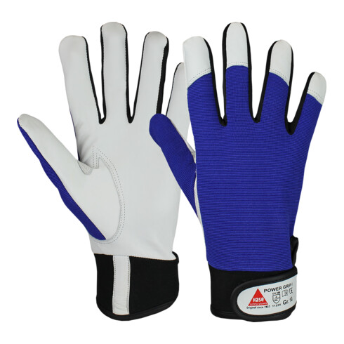 Hase Power Grip I Montagehandschuh aus Schafsnappaleder Größe 8