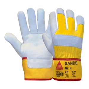 Hase SANDE, Arbeitshandschuh aus Rindnarbenleder, Größe 7 Hase SANDE, Arbeitshandschuh aus Rindnarbenleder, Größe 7