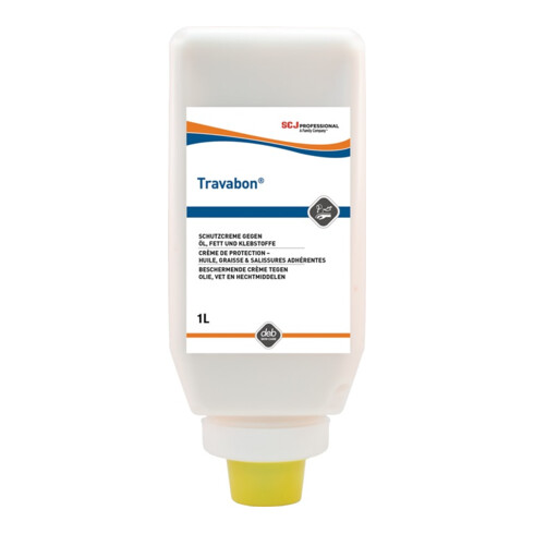 Hautschutzsalbe Travabon S classic 1l silikonfrei,parfümiert Stoko