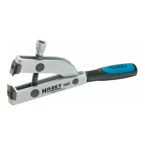 HAZET Achsmanschetten-Spann-Zange 1847 Vierkant hohl 10 mm (3/8 Zoll)