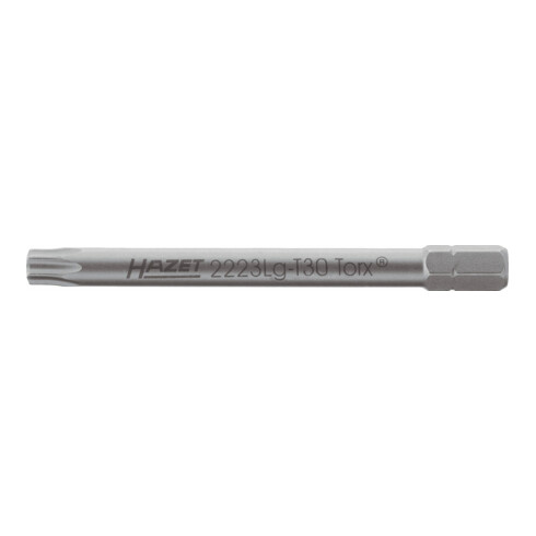 HAZET Bit 2223LG-T30 Sechskant massiv 6,3 (1/4 Zoll) Innen TORX Profil T30