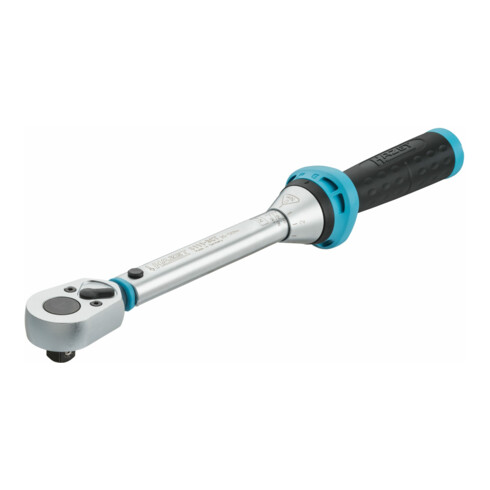 HAZET Drehmoment-Schlüssel, Nm min-max: 20 – 120 Nm, Toleranz: 3%, Vierkant massiv 10 mm (3/8 Zoll), 5111-3CT